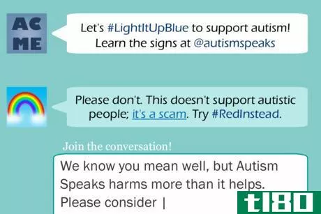 Image titled Discussing Autism Speaks on Social Media.png