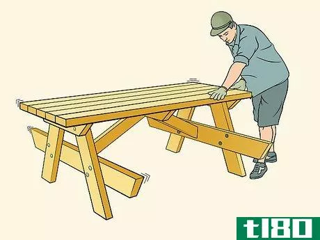 Image titled Build a Picnic Table Step 13