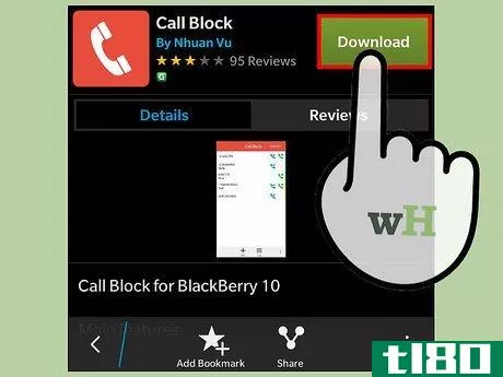 Image titled Block a Number on Blackberry Step 3