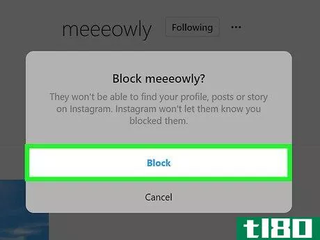 Image titled Block and Unblock Users on Instagram Step 17