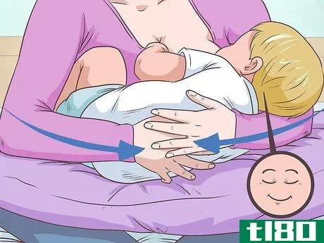 Image titled Breastfeed a Colicky Baby Step 5