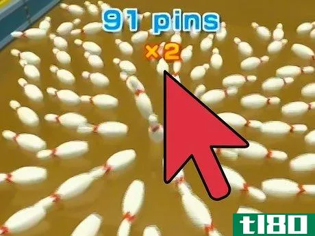 Image titled Bowl a 91 Pin Strike in Wii Sports Step 9