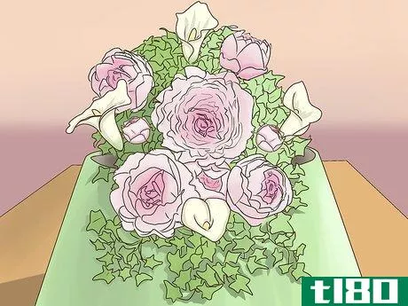Image titled Arrange a Cascade Bridal Bouquet Step 11
