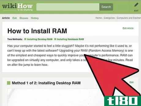 Image titled Avoid Damaging RAM During Installation Step 1
