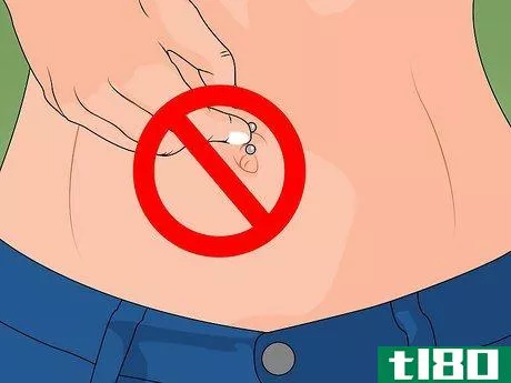 Image titled Care for a New Navel Piercing Step 6