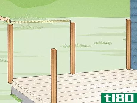 Image titled Build a Deck Railing Step 7