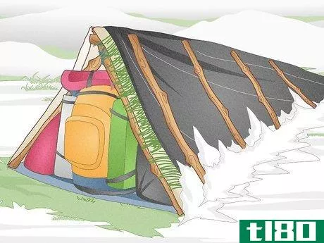 Image titled Build an Emergency Winter Shelter Step 16