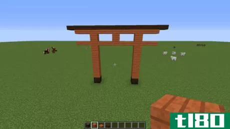 如何在minecraft中建造一个鸟居门 Build A Torii Gate In Minecraft Tl80互动问答网