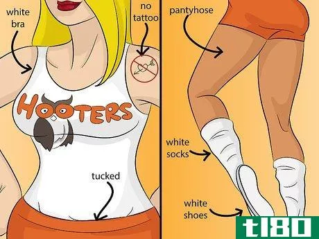 Image titled Become a Hooters Girl Step 5
