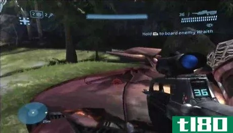 Image titled Board an Anti Aircraft Wraith in Halo 3 Step 4