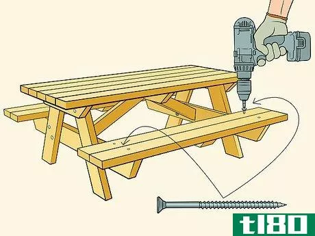 Image titled Build a Picnic Table Step 16