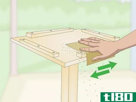 Image titled Build a Bird Table Step 16