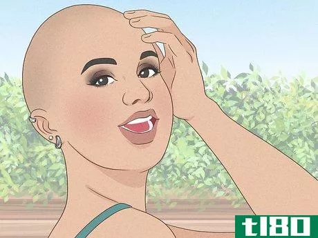 Image titled Be a Bald and Beautiful Woman Step 1