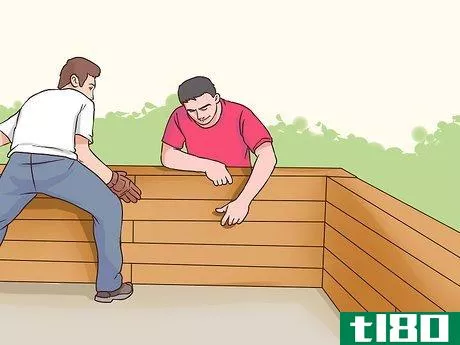 Image titled Build a Strong Retaining Wall with 4x4 Treated Post Step 13