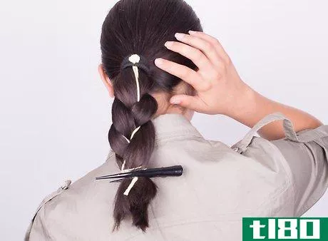 Image titled Braid Your Hair with a Ribbon Step 8