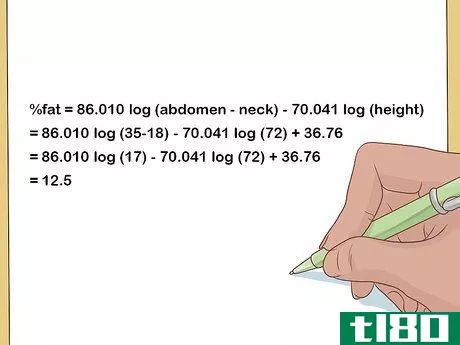 =86.010\log(abdomen-neck)-70.041\log(height)+36.76