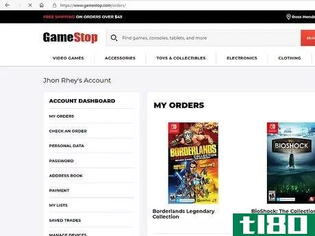 Image titled Cancel a GameStop Pre‐Order Step 2