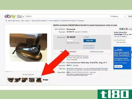 Image titled Avoid Purchasing Faux Designer Sunglasses at eBay Step 2