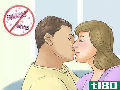 Image titled Breathe While Kissing Step 7