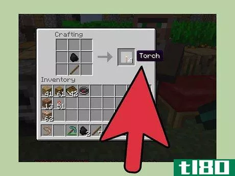 Image titled Make a Torch in Minecraft Step 5