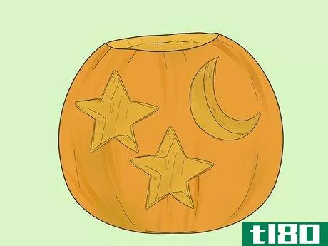 Image titled Carve a Pumpkin Using Cookie Cutters Step 12