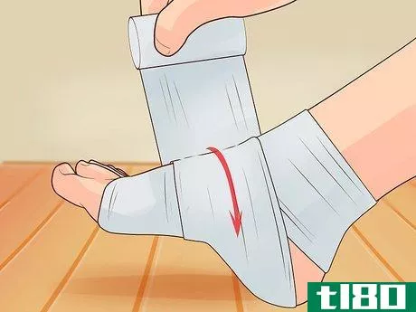 Image titled Wrap an Ankle Step 4