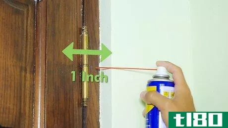 Image titled Apply WD‐40 to Door Hinges Step 2