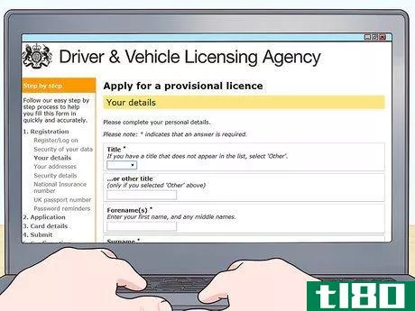 Image titled Apply for a Driver's License in the UK Step 3