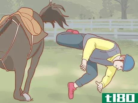 Image titled Avoid Injuries While Falling Off a Horse Step 4