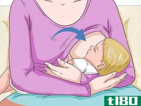 Image titled Breastfeed a Colicky Baby Step 2