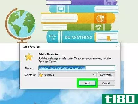Image titled Bookmark a Website on Windows 10 Step 20