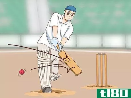 Image titled Bat Against Fast Bowlers Step 7