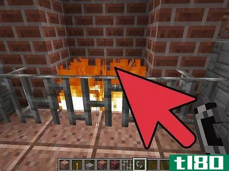 Image titled Build a Brick Fireplace With a Chimney in Minecraft Step 8