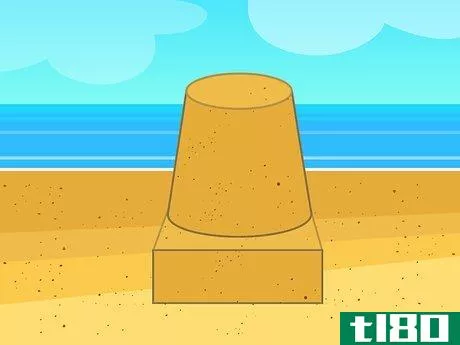 Image titled Build a Big Sandcastle Step 12