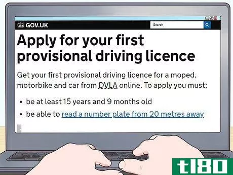 Image titled Apply for a Driver's License in the UK Step 1