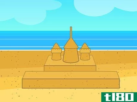 Image titled Build a Big Sandcastle Step 18