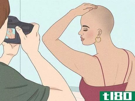 Image titled Be a Bald and Beautiful Woman Step 4
