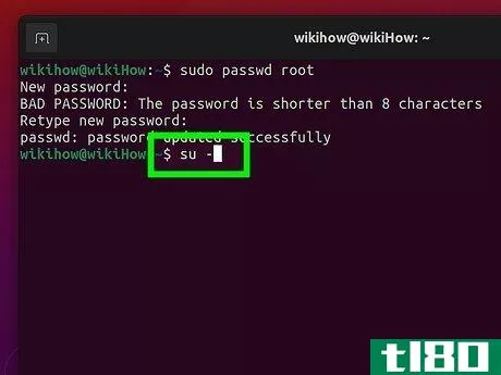 Image titled Become Root in Linux Step 6
