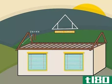 Image titled Build a Gable Roof Step 06