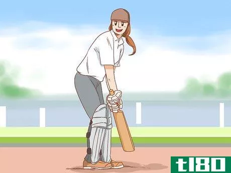 Image titled Bat Against Fast Bowlers Step 2