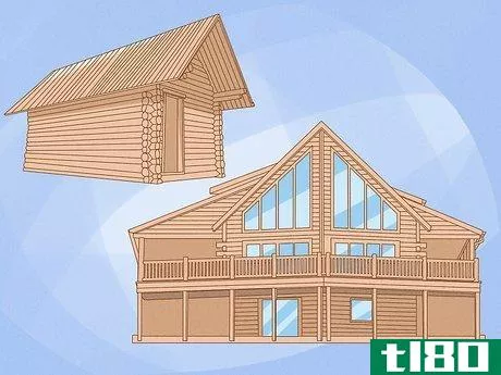 Image titled Build a Log House Step 1