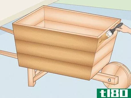 Image titled Build a Planter Box Wheelbarrow Step 14