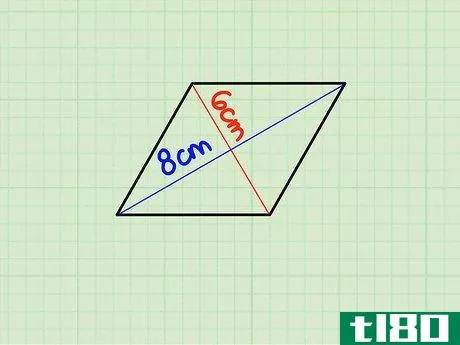 Image titled Calculate the Area of a Rhombus Step 1