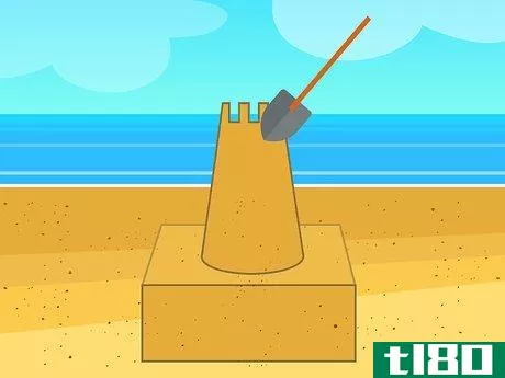 Image titled Build a Big Sandcastle Step 14