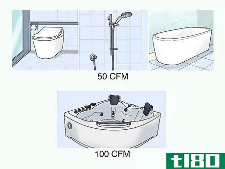 Image titled Calculate CFM for Bathroom Fan Step 5