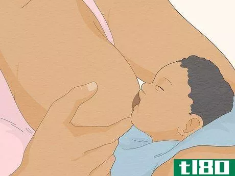 Image titled Avoid Sore Nipples While Breast Feeding Step 5