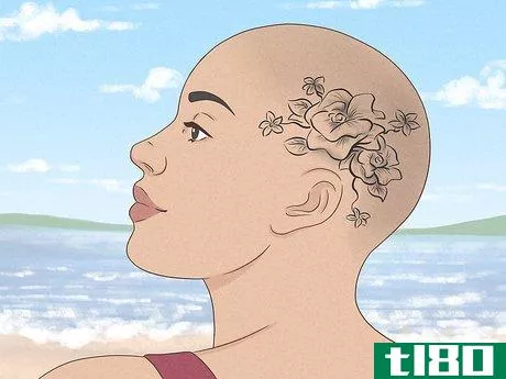 Image titled Be a Bald and Beautiful Woman Step 9