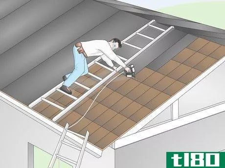 Image titled Build a Roof Step 17