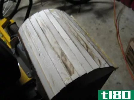Image titled All of the strips for the lid glued in place before sanding the ends flush.