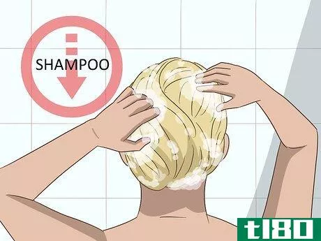Image titled Care for Bleached Blonde Hair Step 1